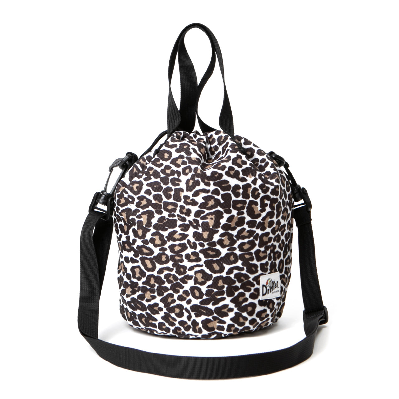 DRAWSTRING POUCH SNOW LEOPARD