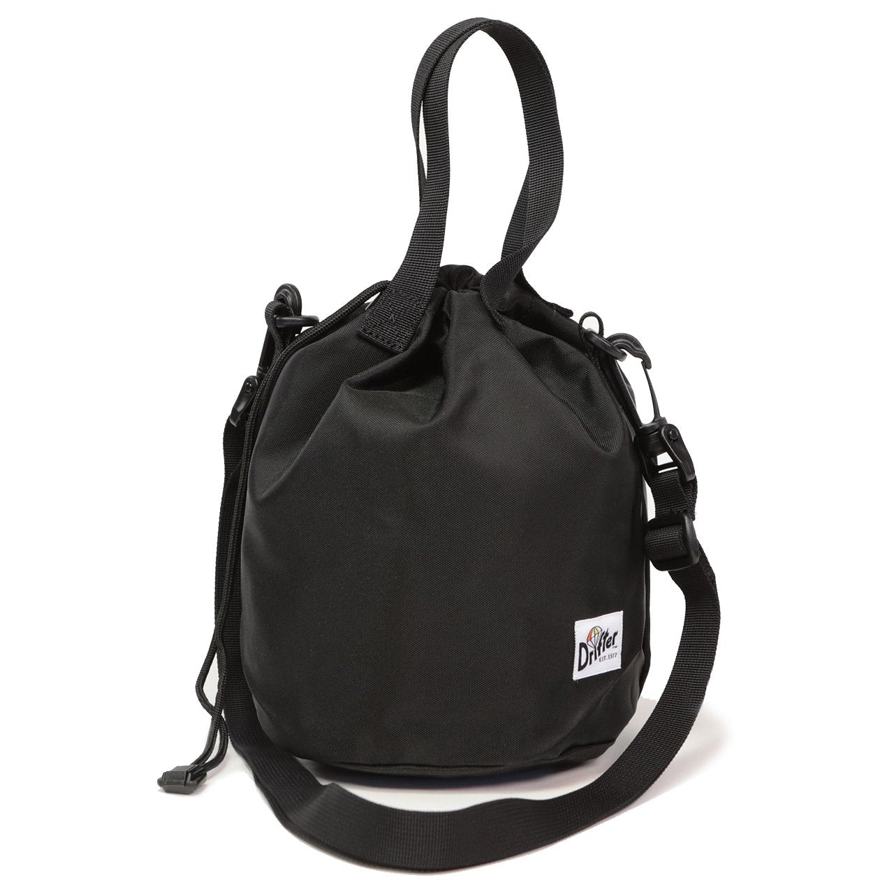 DRAWSTRING POUCH BLACK